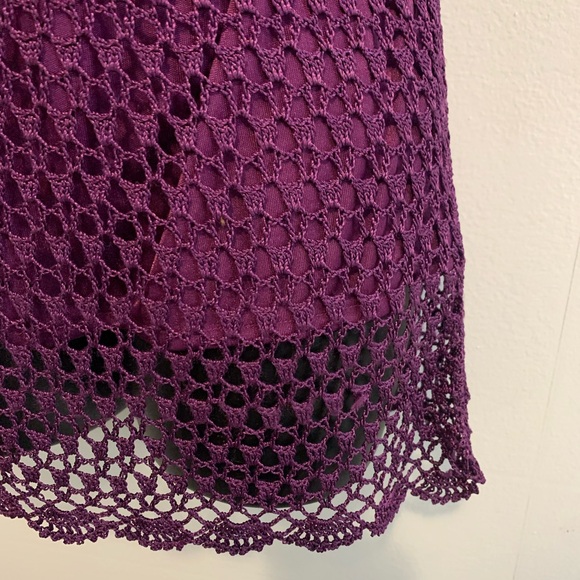 90s Crochet V-Neck Top - Picture 2 of 15